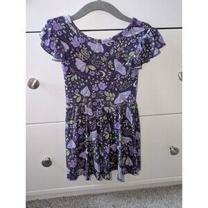 The Sleepy Sloth Midnight Flutter Twirl Dress with Bodysuit 18-24